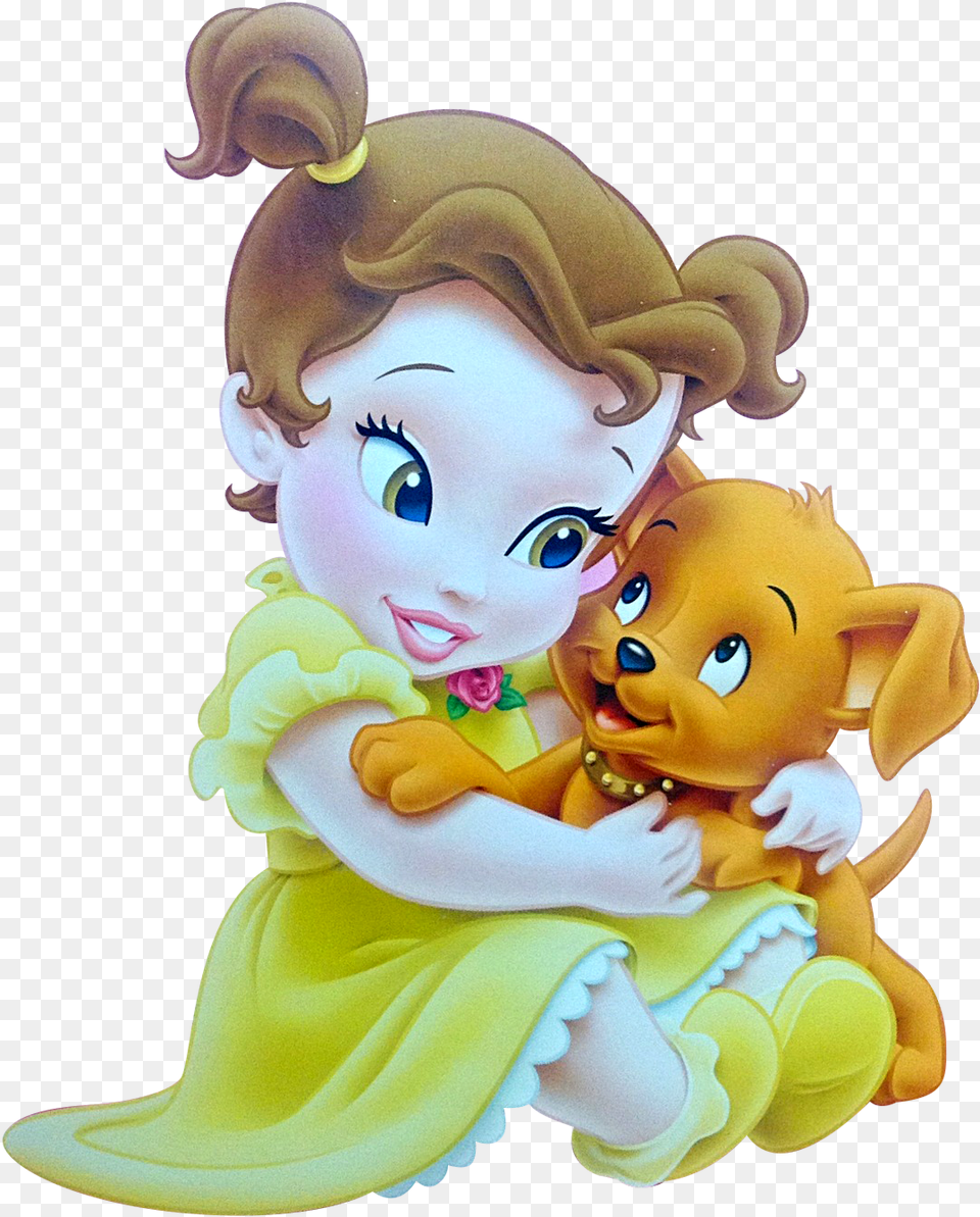 Transparent Bella Clipart Baby Disney Princess Belle, Doll, Face, Head, Person Png