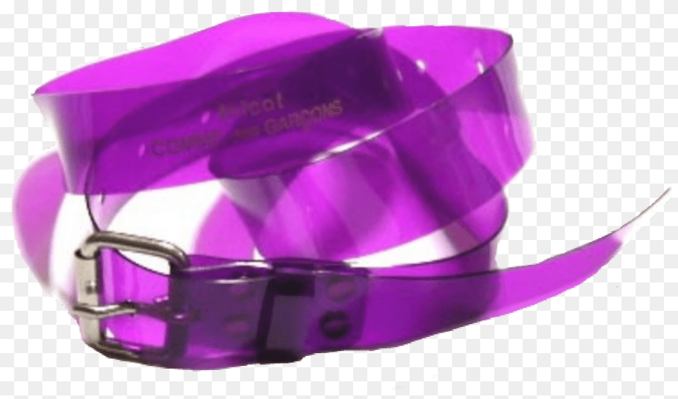 Transparent Belt Purple Aesthetic Moodboard Niche Crystal, Accessories Free Png