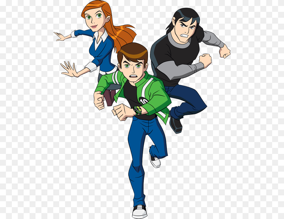 Transparent Ben 10 Clipart Ben 10 Main Characters, Book, Comics, Publication, Boy Png Image