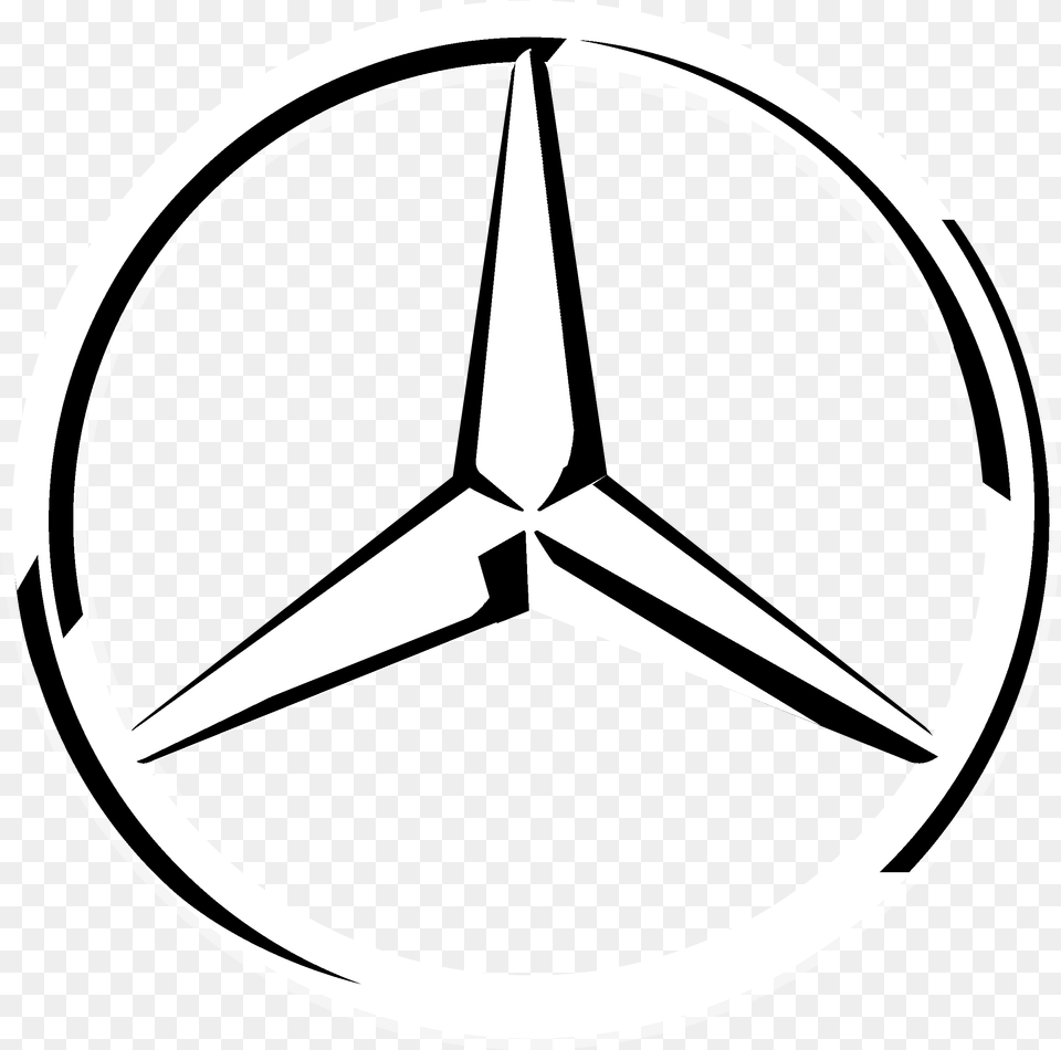 Benz Logo, Symbol, Emblem, Star Symbol Free Transparent Png