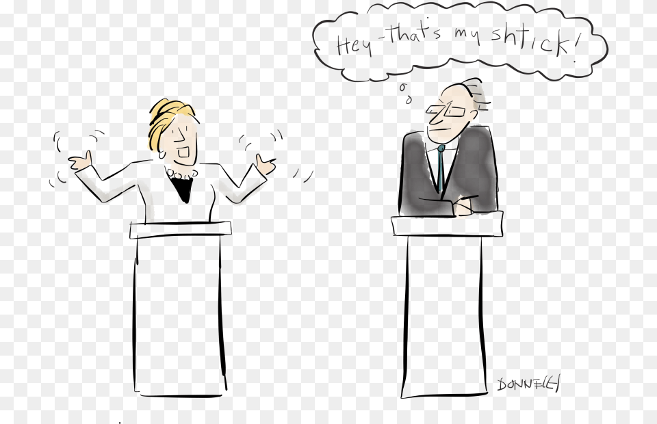 Transparent Bernie Sanders 2016 Cartoon, Adult, Person, Female, Woman Png Image