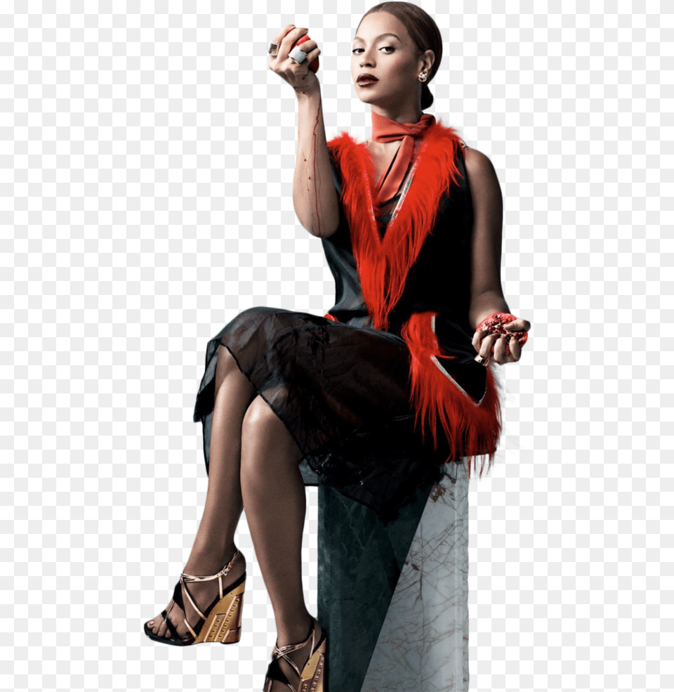 Transparent Beyonce Beyonce Cr Fashion Book, Finger, Shoe, Person, High Heel Free Png Download