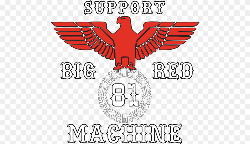 Big Red Button Hawk, Emblem, Symbol, Logo Free Transparent Png