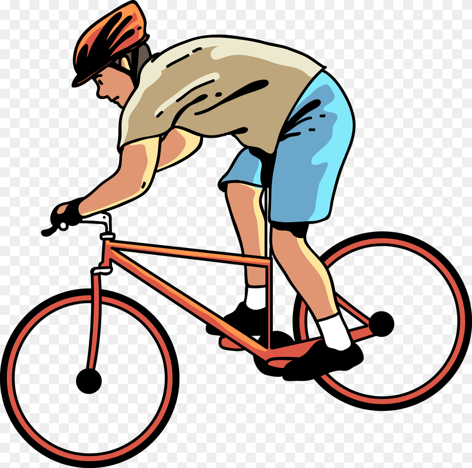 Transparent Bike Clipart Biking Clipart No Background, Bicycle, Vehicle, Transportation, Adult Free Png