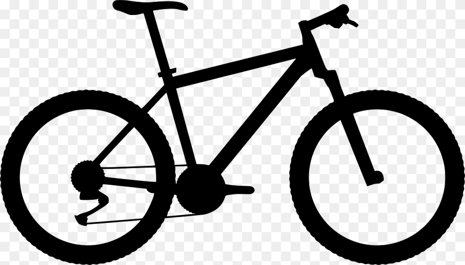 Transparent Bike Gear Clipart Bike Symbol, Gray Png