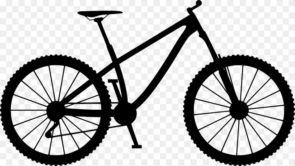 Bike Wheel Mountain Bike Clipart, Gray Free Transparent Png