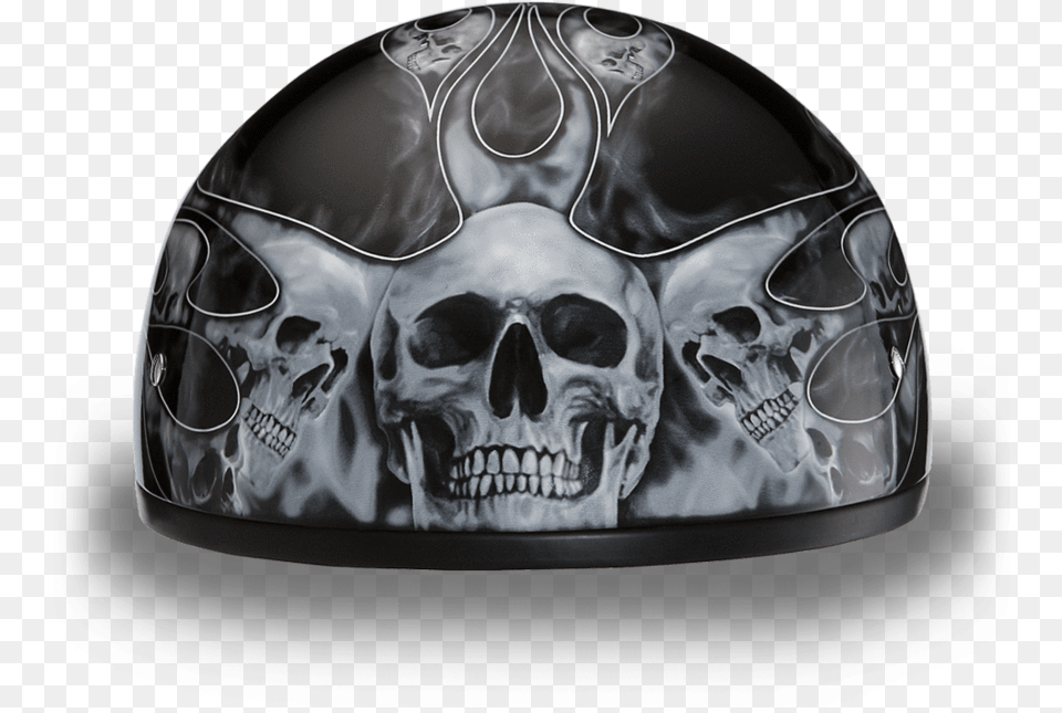 Transparent Biker Skull Skull, Crash Helmet, Helmet, Face, Head Free Png Download
