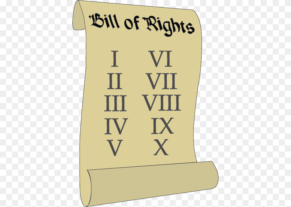 Transparent Bill Of Rights Clip Art, Text, Document, Scroll Free Png Download