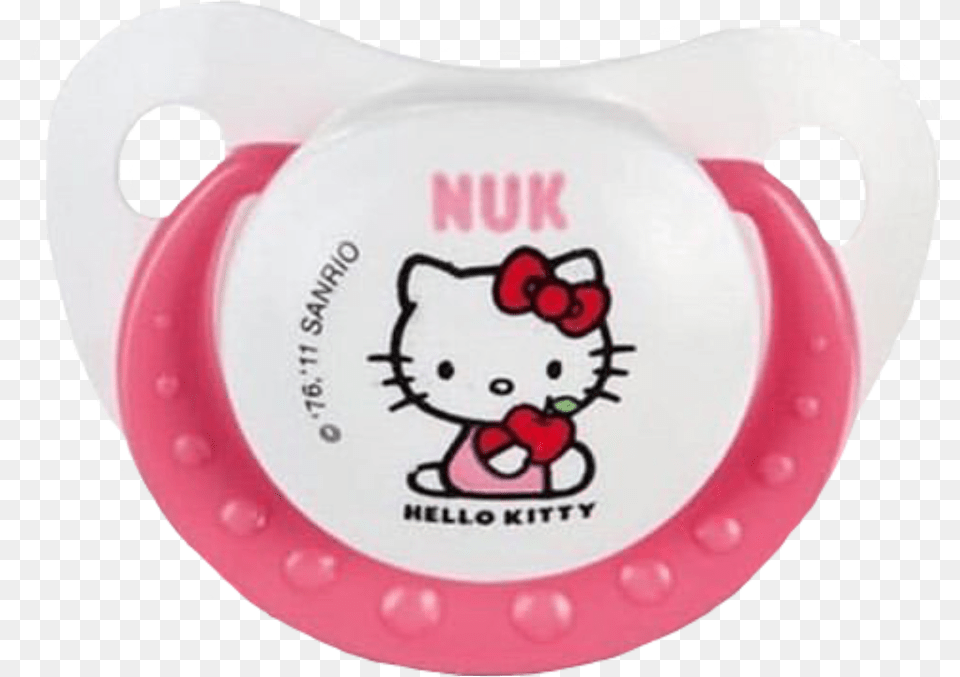 Transparent Binky Clipart Abdl Hello Kitty Pacifier Nuk, Toy, Plate, Rattle Free Png Download