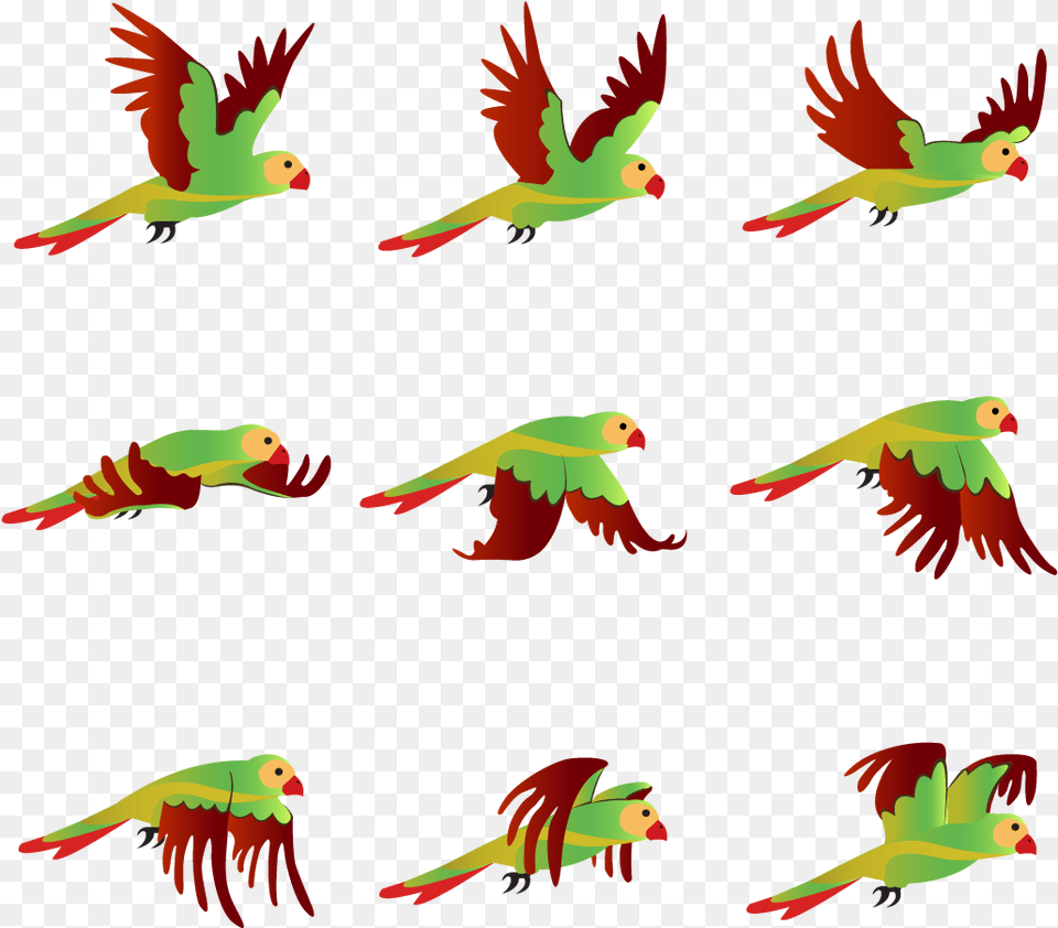 Transparent Bird Bird Sprite Sheet, Animal, Parakeet, Parrot Free Png Download