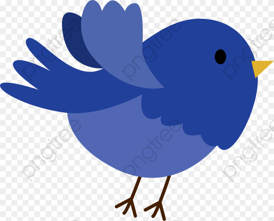 Transparent Bird Clipart Pajaro Azul Animado, Animal, Bluebird, Baby, Person Png Image