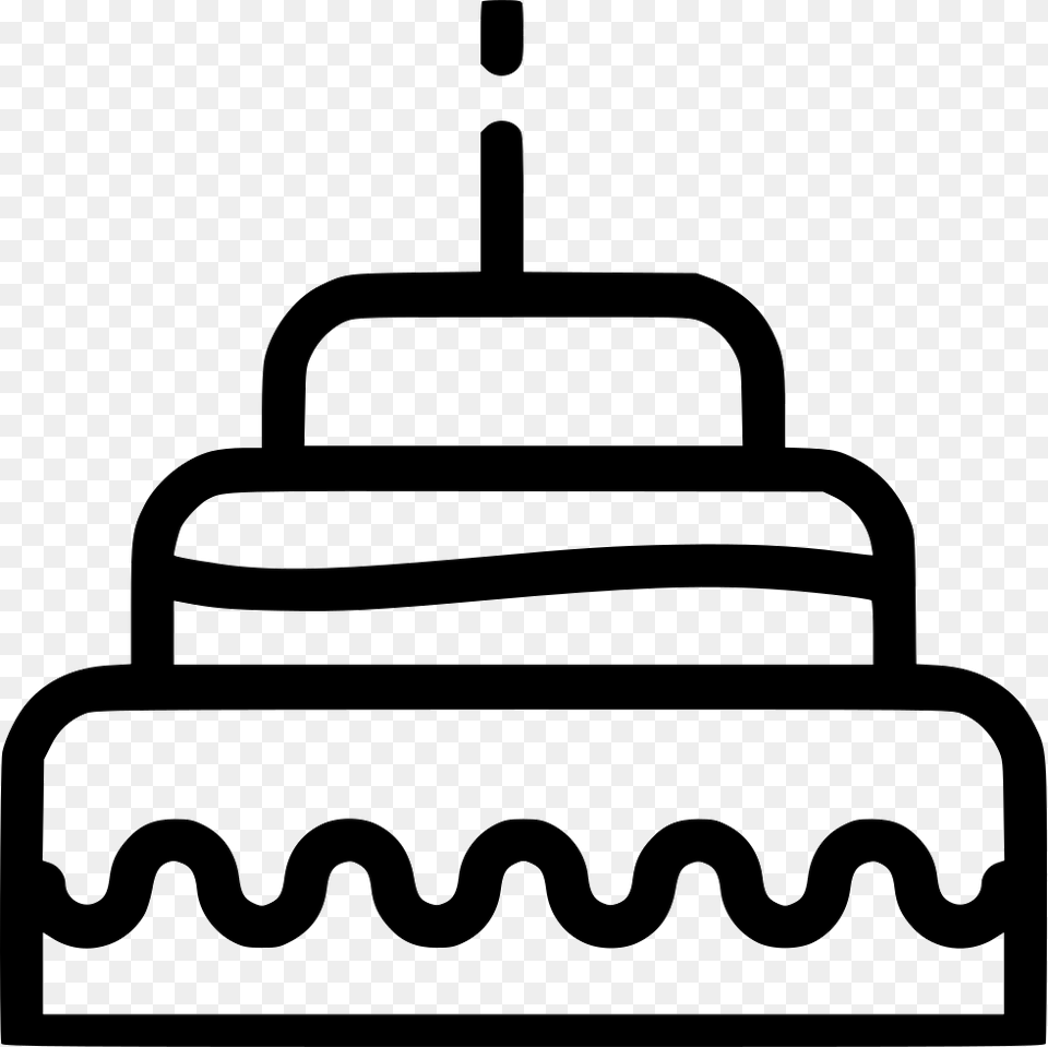 Birthday Cake Icon Birthday Cake Outline, Dessert, Food, Wedding Cake, Wedding Free Transparent Png