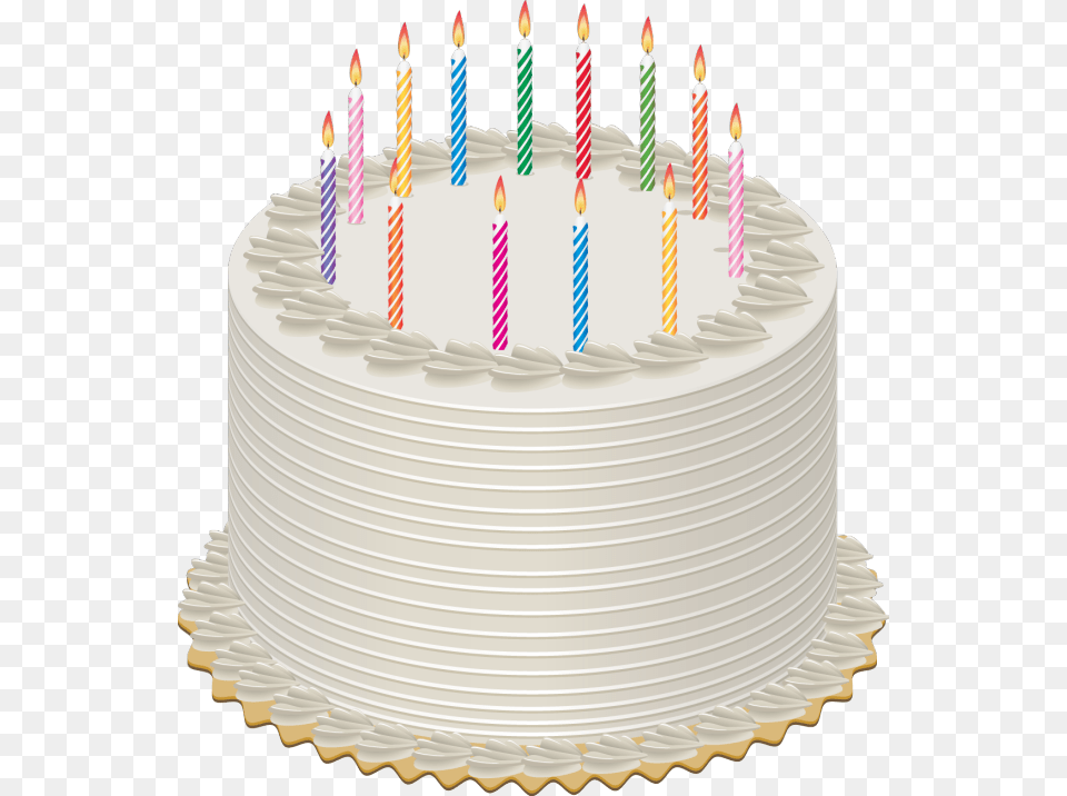 Transparent Birthday Candles Birthday Cake With 13 Candles, Birthday Cake, Cream, Dessert, Food Png Image