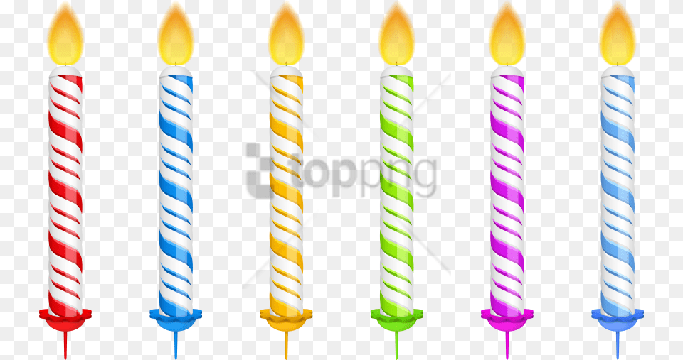 Birthday Candles Image With Vector Candle For Birthday, Birthday Cake, Cake, Cream, Dessert Free Transparent Png
