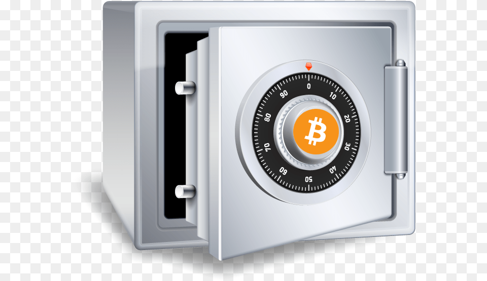 Transparent Bit Coin Bitcoin Safe, Appliance, Device, Electrical Device, Washer Png