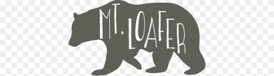 Transparent Black And White Bear Outline, Animal, Mammal, Wildlife, Person Free Png Download