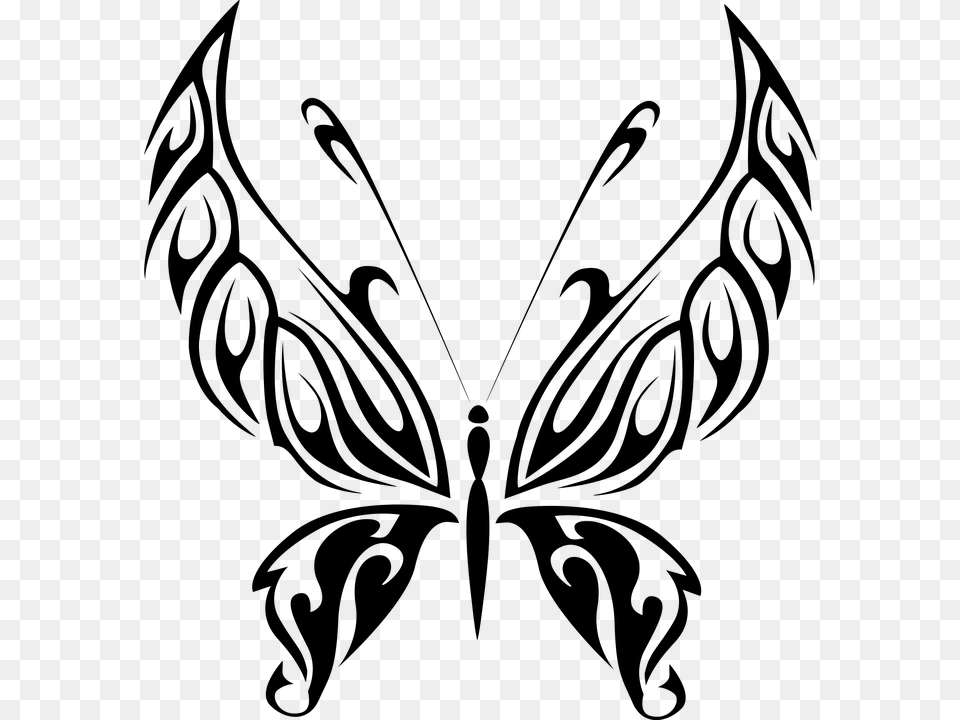 Black And White Butterfly Black And White Butterfly Clipart, Gray Free Transparent Png