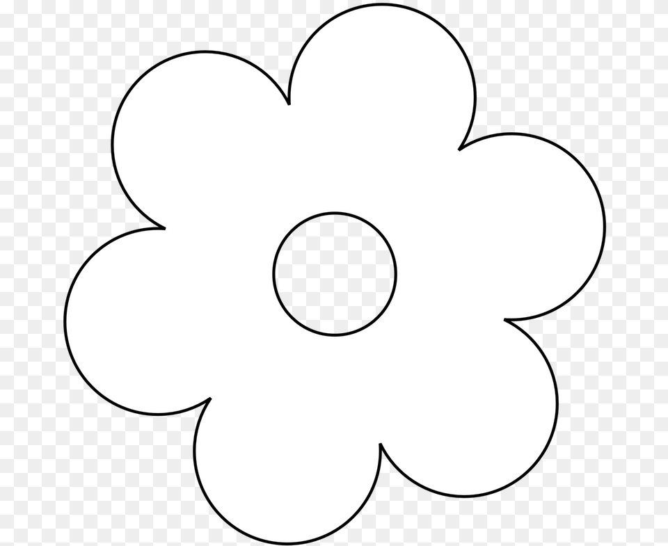 Transparent Black And White Flowers Flower Clip Art Pattern Black And White, Anemone, Daisy, Plant, Skating Png Image