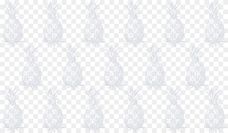 Transparent Black And White Pineapple Pineapple, Food, Fruit, Plant, Produce Free Png Download