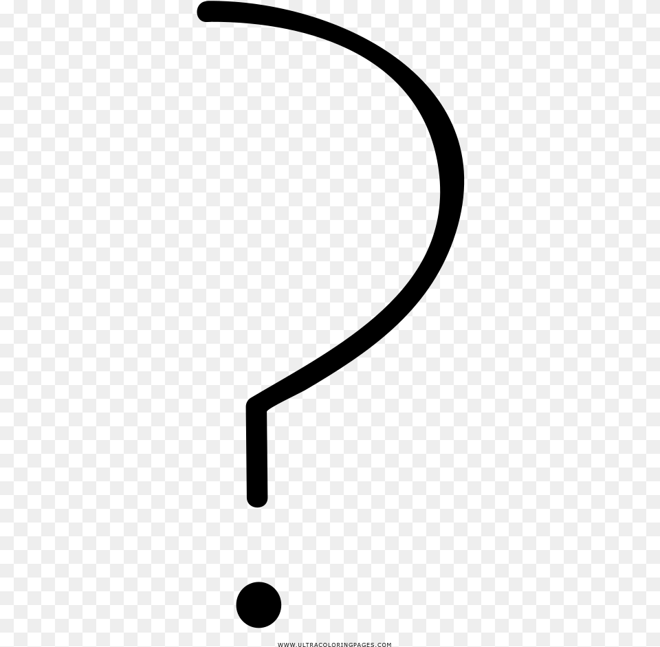 Transparent Black And White Question Mark Clipart, Gray Png Image