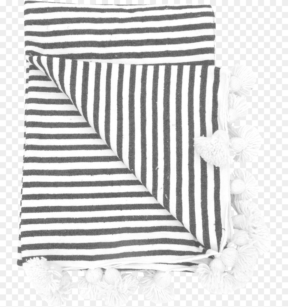 Transparent Black And White Stripes, Cushion, Home Decor, Linen, Pillow Png