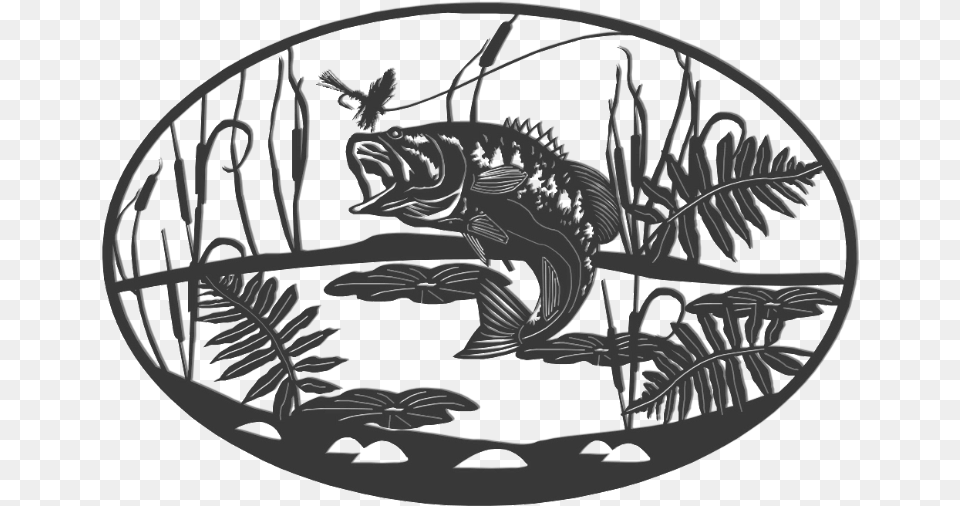Transparent Black Bass Fishing Metal Art, Animal, Iguana, Lizard, Reptile Png