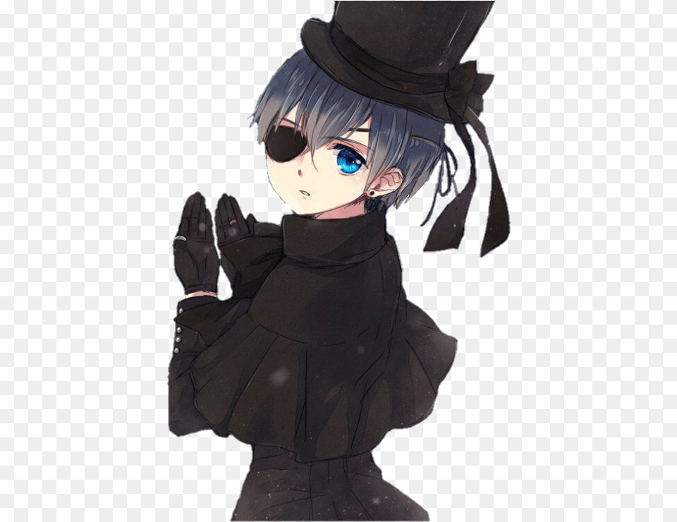 Transparent Black Butler Clipart Ciel Phantomhive From Black Butler, Book, Comics, Publication, Baby Png Image