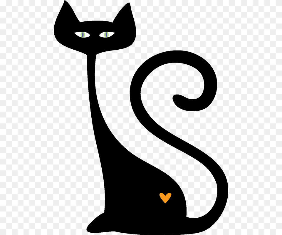 Transparent Black Cat Clip Art, Animal, Mammal, Pet Png Image