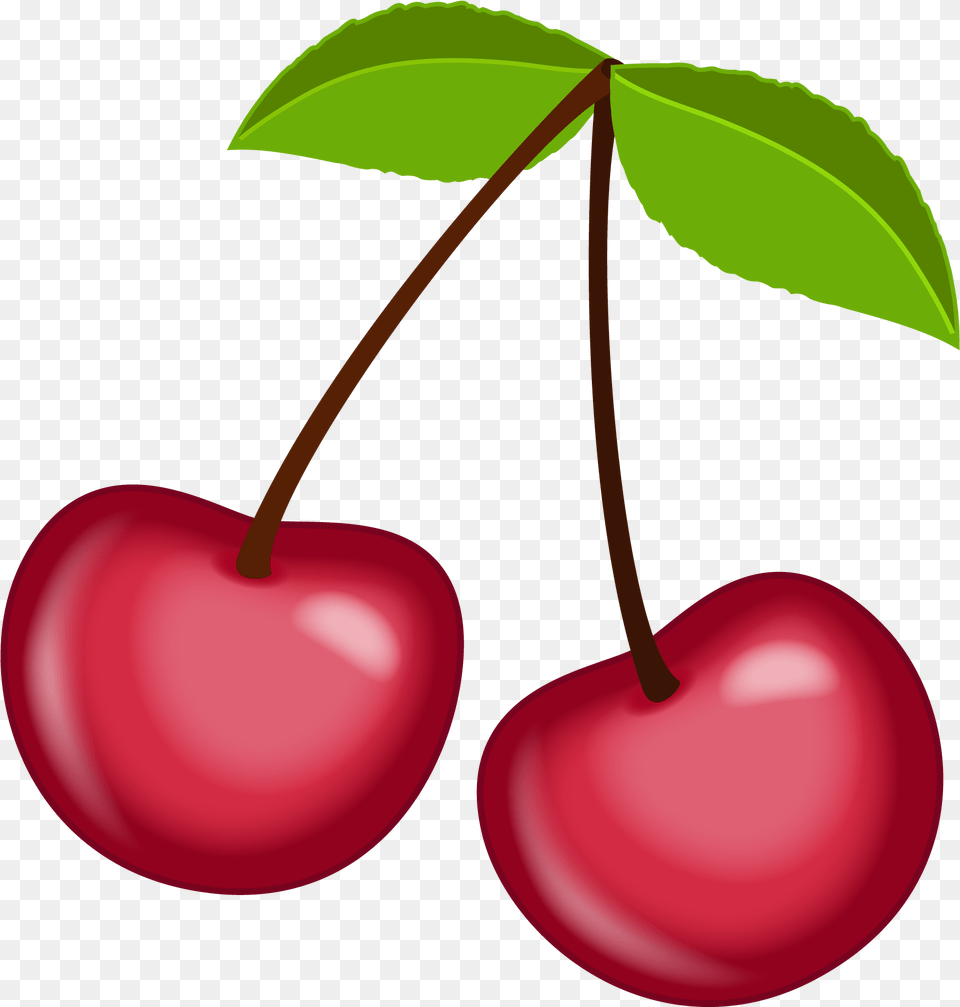 Transparent Black Cherry Clipart Ice Cream Cherries Clipart, Food, Fruit, Plant, Produce Free Png Download