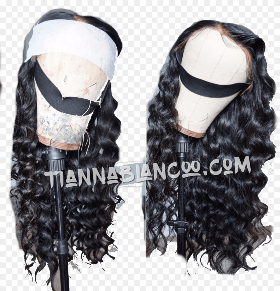 Transparent Black Lace Texture Lace Wig, Adult, Female, Person, Woman Png