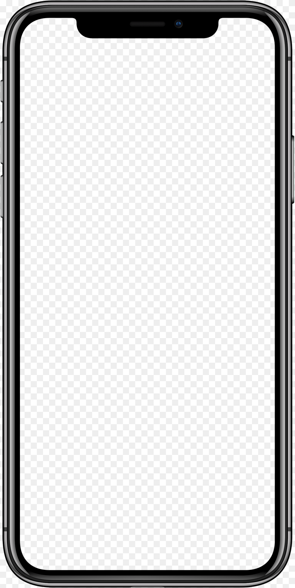 Transparent Black Line Blank White Screen Of Iphone X, Electronics, Mobile Phone, Phone Free Png Download
