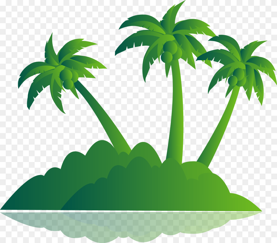 Transparent Black Palm Tree Palm Tree Vector, Green, Vegetation, Plant, Palm Tree Png Image