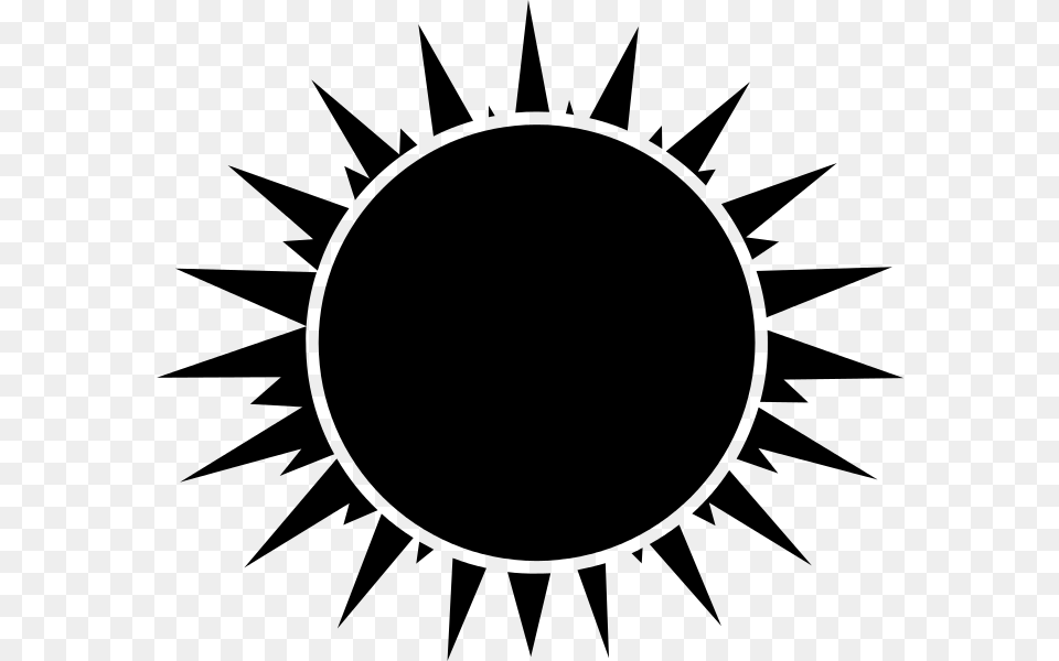 Transparent Black Sun, Gray Free Png