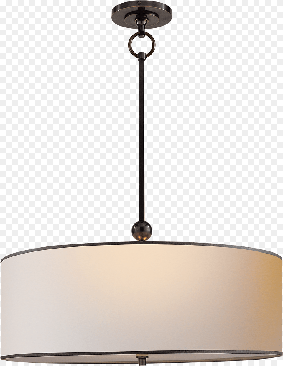 Transparent Black Tape Drum Shade Pendant, Lamp, Chandelier, Light Fixture Free Png