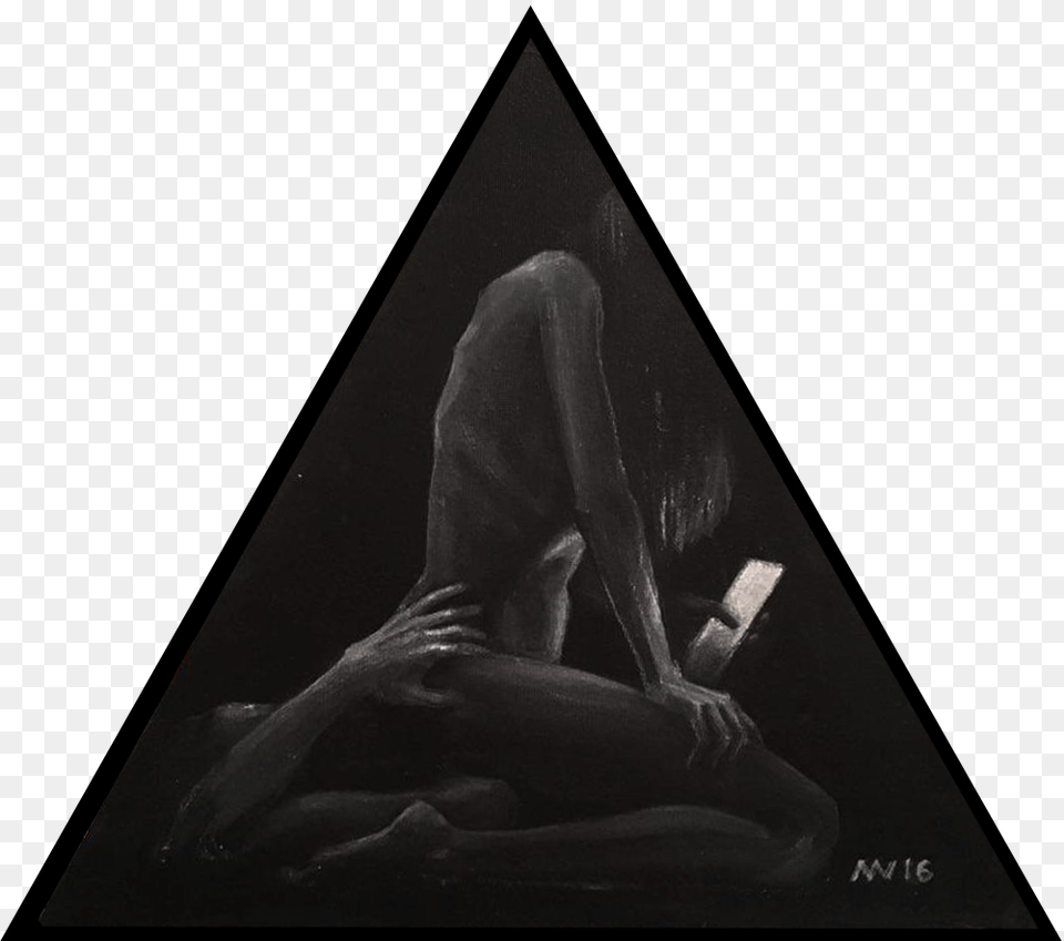 Transparent Black Triangle Hand, Adult, Female, Person, Woman Png