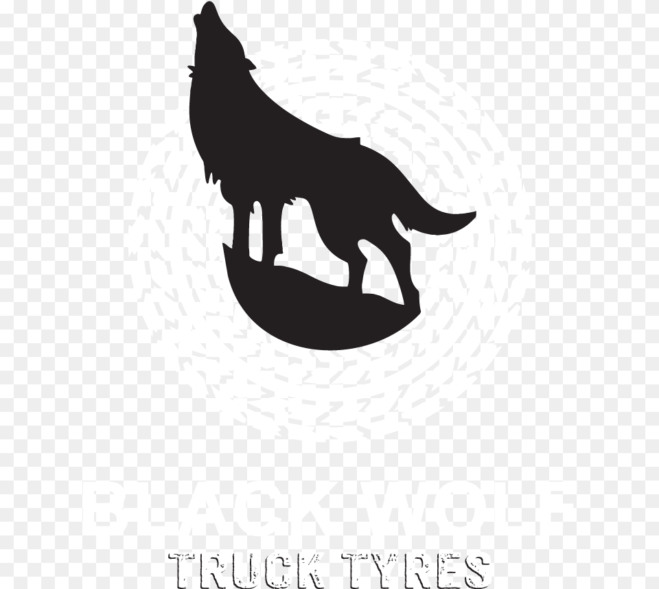 Transparent Black Wolf Howling Wolf, Logo Png