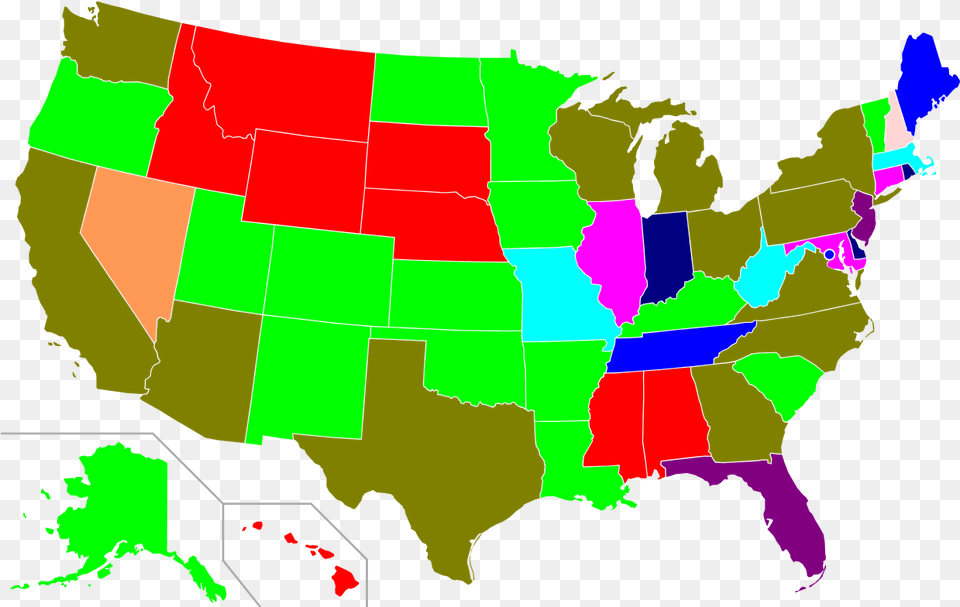 Transparent Blank License Plate Us Governors Map 2008, Chart, Plot, Person Png Image