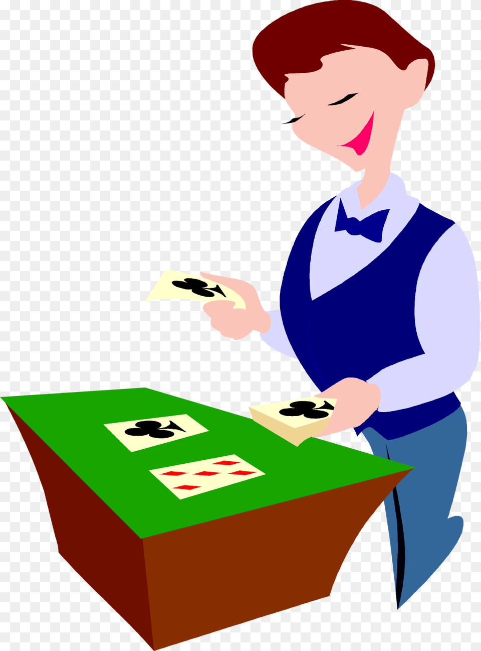 Transparent Blank Playing Card Card Dealers Clipart, Adult, Female, Person, Woman Free Png