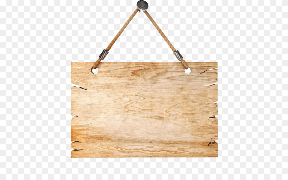 Transparent Blank Wood Sign Wooden Hanging Board, Plywood Free Png