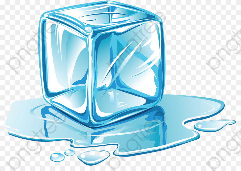 Transparent Block Clipart Ice Cube Melting Clipart, Glass, Jar Free Png Download