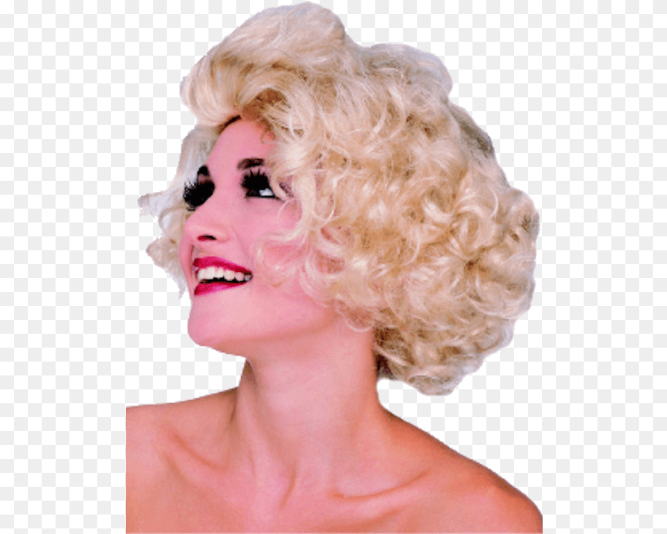 Transparent Blond Wig Wig, Adult, Blonde, Female, Hair Png