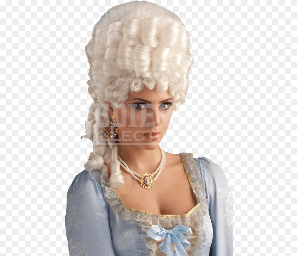 Blonde Wig Marie Antoinette Wig, Woman, Adult, Wedding, Bride Free Transparent Png