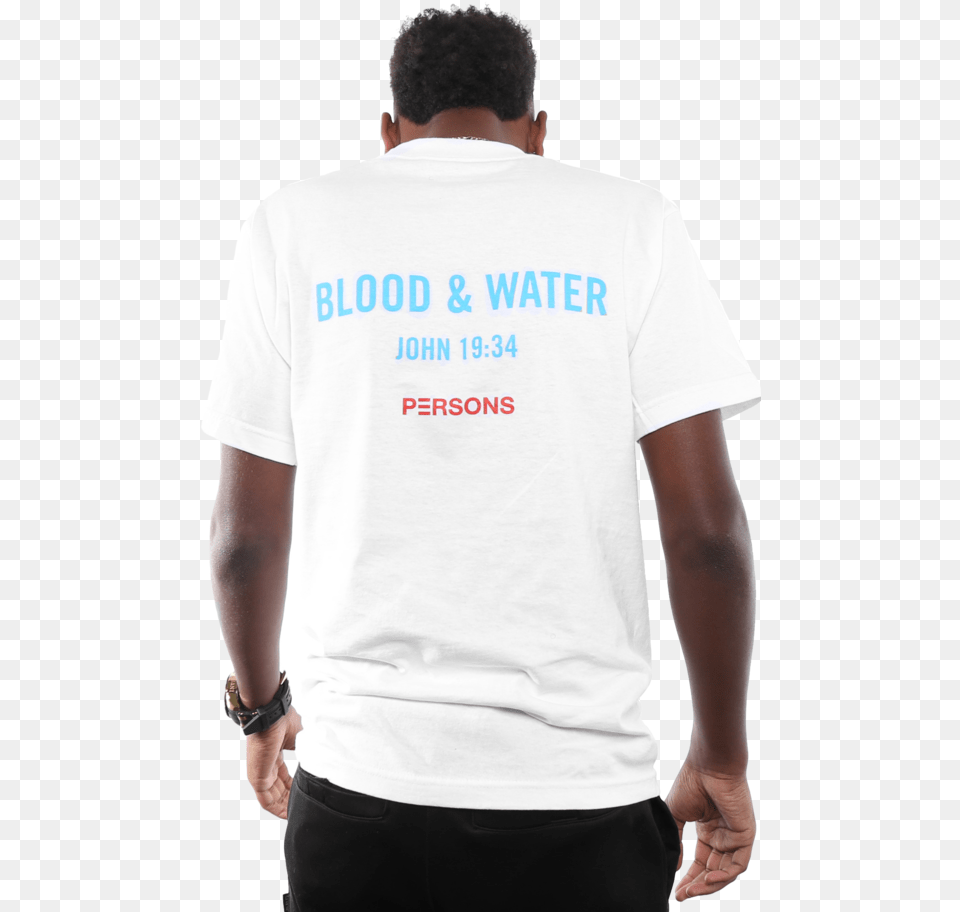 Transparent Blood In Water Man, Clothing, Shirt, T-shirt, Adult Free Png Download