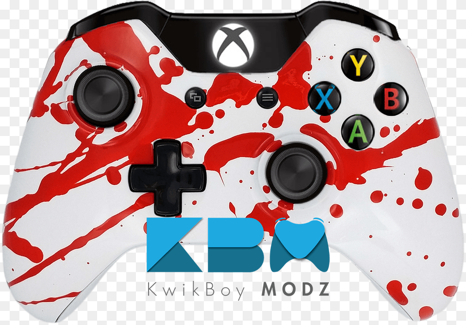 Transparent Blood Splatter Clipart Xbox Controller Designs Fortnite, Electronics, Machine, Wheel, Joystick Png Image