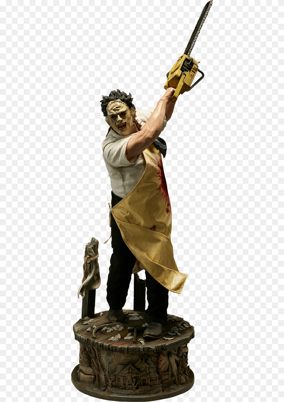 Transparent Bloody Chainsaw, Weapon, Sword, Person, Man Png