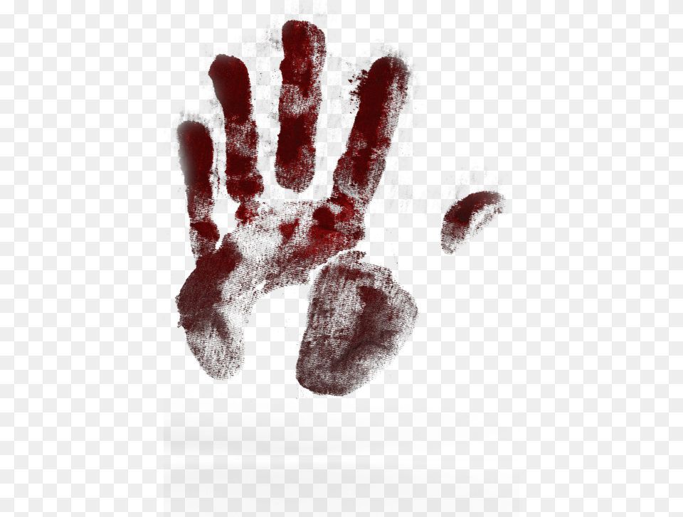 Transparent Bloody Hand Print Manos De Sangre, Body Part, Finger, Person, Clothing Png Image