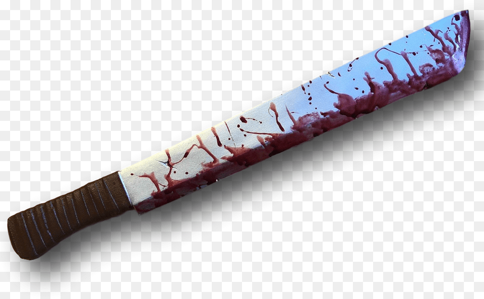 Transparent Bloody Machete, Blade, Dagger, Knife, Weapon Png Image