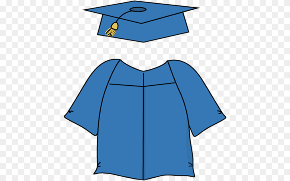 Transparent Blue Graduation Cap Graduation Cap And Gown Clipart, People, Person, Adult, Female Png Image