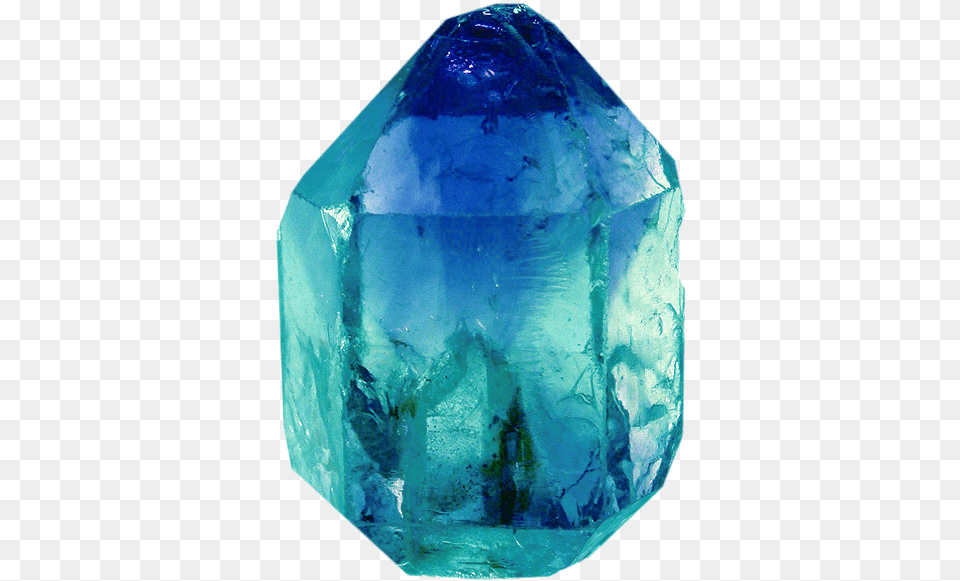 Transparent Blue Green Crystal, Mineral, Accessories, Gemstone, Jewelry Png Image