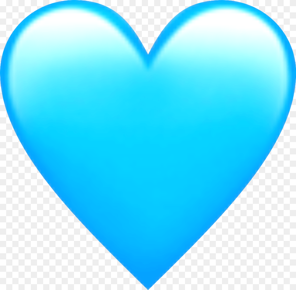 Transparent Blue Heart Emoji Heart, Balloon Free Png Download